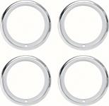 "14""  STAINLESS STEEL STEP LIP TRIM RING FOR REPRODUCTION RALLY WHEELS ONLY (2-7/8"" DEEP)"