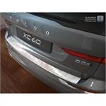 RVS Achterbumperprotector passend voor Volvo XC60 II 2017-2021 & FL 2021- incl. R-Design 'Ribs'