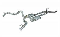 Exhaust, Race Pro, Header-Back, Stainless Steel, Natural, X-Pipe, Chevy, Pontiac, V8