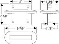 Mount, radio antenna wire