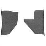 1955-59 Chevrolet/GMC Truck	 Carpet Kick Panel Inserts	 w/o Cardboard Backing	 Loop	 Gunmetal Gray