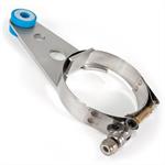 Exhaust Hanger, Trick, 90 Degree, Clamp-On, Stainless Steel, 4" Long, Fits 3"