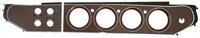 Woodgrain Rallye Gauge Bezel Set ; Hardtop ; 4 Switch