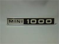 emblem bagagelucka "Mini 1000"