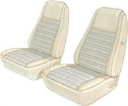 Front Bucket Seat Covers, White