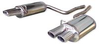 Muffler Rear Double Au S4 4.2 V8 04- L + R 76m