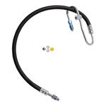 Power Steering Hose, Rubber, Black, High Pressure, Assembled