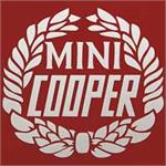 dekal sidan bak, "Mini Cooper, Laurel" till Sport Pack sista modellerna.