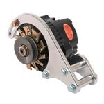 alternator / generator, 50A, 12/16 volt, Black powdercoated