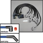 Spark Plug Wires, Street/Strip, 8.5mm, Black, 45 Degree Boots, Chevy, Big Block, V8, Set