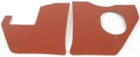 61-62 FULLSIZE KICK PANELS RED WITH A/C