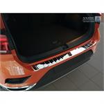 Chrome Stainless Steel Rear bumper protector suitable for Volkswagen T-Roc 11/2017- 'Ribs'