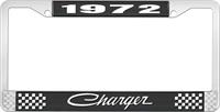 1972 CHARGER LICENSE PLATE FRAME - BLACK