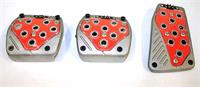 Pedal Plates Neon Red