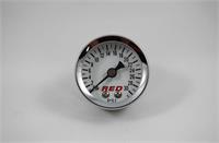 Fuel pressure, 38mm, 0-30 psi, mechanical