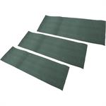 1964-68 Mustang Fastback 3 Piece Fold Down Loop Carpet Set - Dark Green