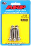 12-Point Head, Stainless 300, Polished, 1/4 in.-20 RH Thread, 1.250 in. Underhead Length, Set of 5