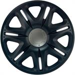 4-Delige J-Tec Wieldoppenset Nascar 16-inch zwart