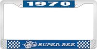 nummerplåtshållare 1970 super bee - blå