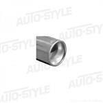 100% RVS Sportuitlaat passend voor Alfa Romeo Giulietta 1.4 Turbo (120pk) 2012- 80mm