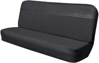 sätesklädsel, soffa fram, svart vinyl/tyg