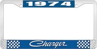 nummerplåtshållare 1974 charger - blå