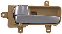 interior door handle front lh, rear lh silver and beige