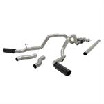 Exhaust System, Outlaw Series, Cat-back, Single In/Dual Out, Stainless Steel, Natural, Dodge, 5.7L, Kit