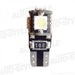 SR T10 5-LED 'Can Bus No Polarity 1' High Brightness Superwhite 2pcs