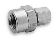 Fitting, Straight, Brass, 3/16 in. Compression To 1/8 in. NPT Female Threads, Ferrules, Each