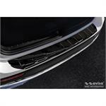 Zwart-Chroom RVS Achterbumperprotector passend voor Mercedes GLB (X247) incl. AMG 2019- 'Ribs'