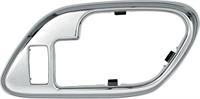 dörrhandtag inre 1995-02 GM C/K PICKUP TRUCK / SPORT UTILITY INNER DOOR HANDLE BEZEL W/ LOCK HOLE - CHROME; RH