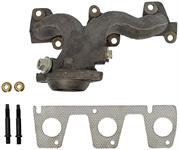 Exhaust Manifold, Cast Iron, Natural, Ford, Mercury, 3.0L, Front Exit, Each