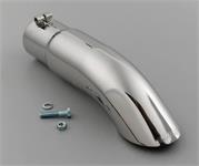 Exhaust Tip, Stainless, Polished, Turndown, 2,5", 3", 12"